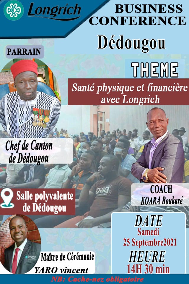 Grande conférence à Dédougou